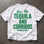 Corridos & Tequila White Tee