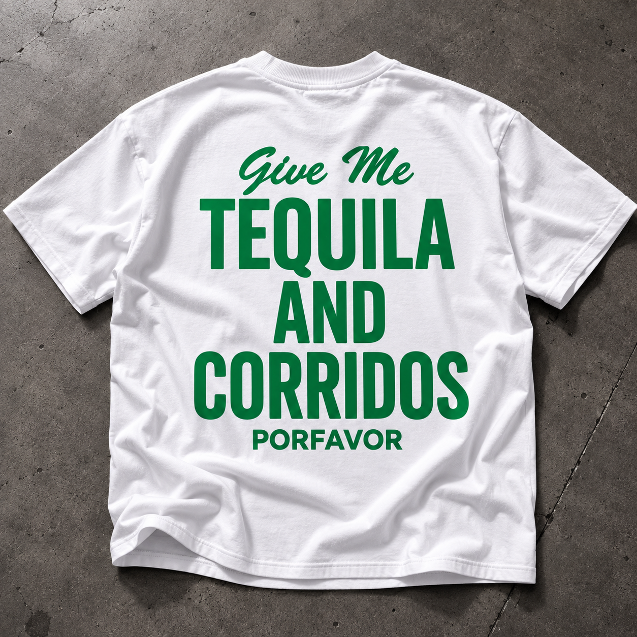Corridos & Tequila White Tee