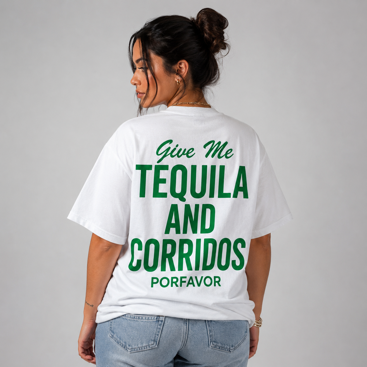 Corridos & Tequila White Tee
