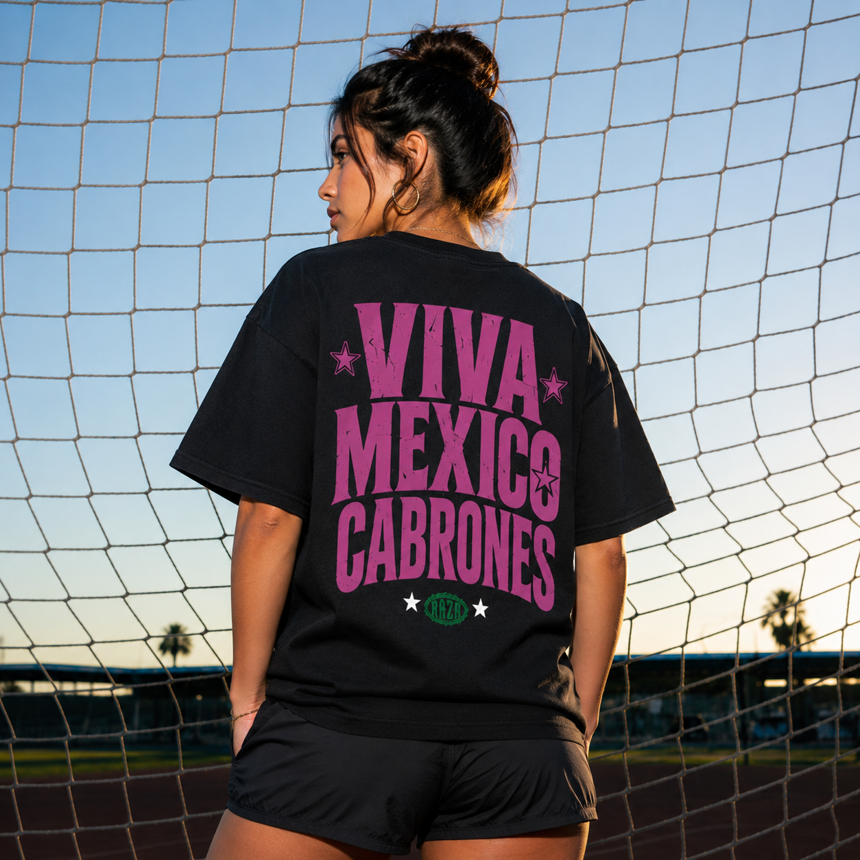 Viva Mexico Black Tee