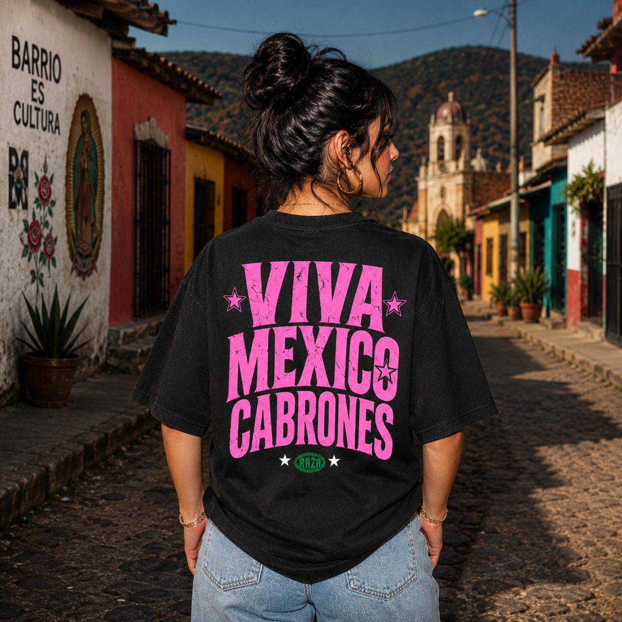 Viva Mexico Black Tee