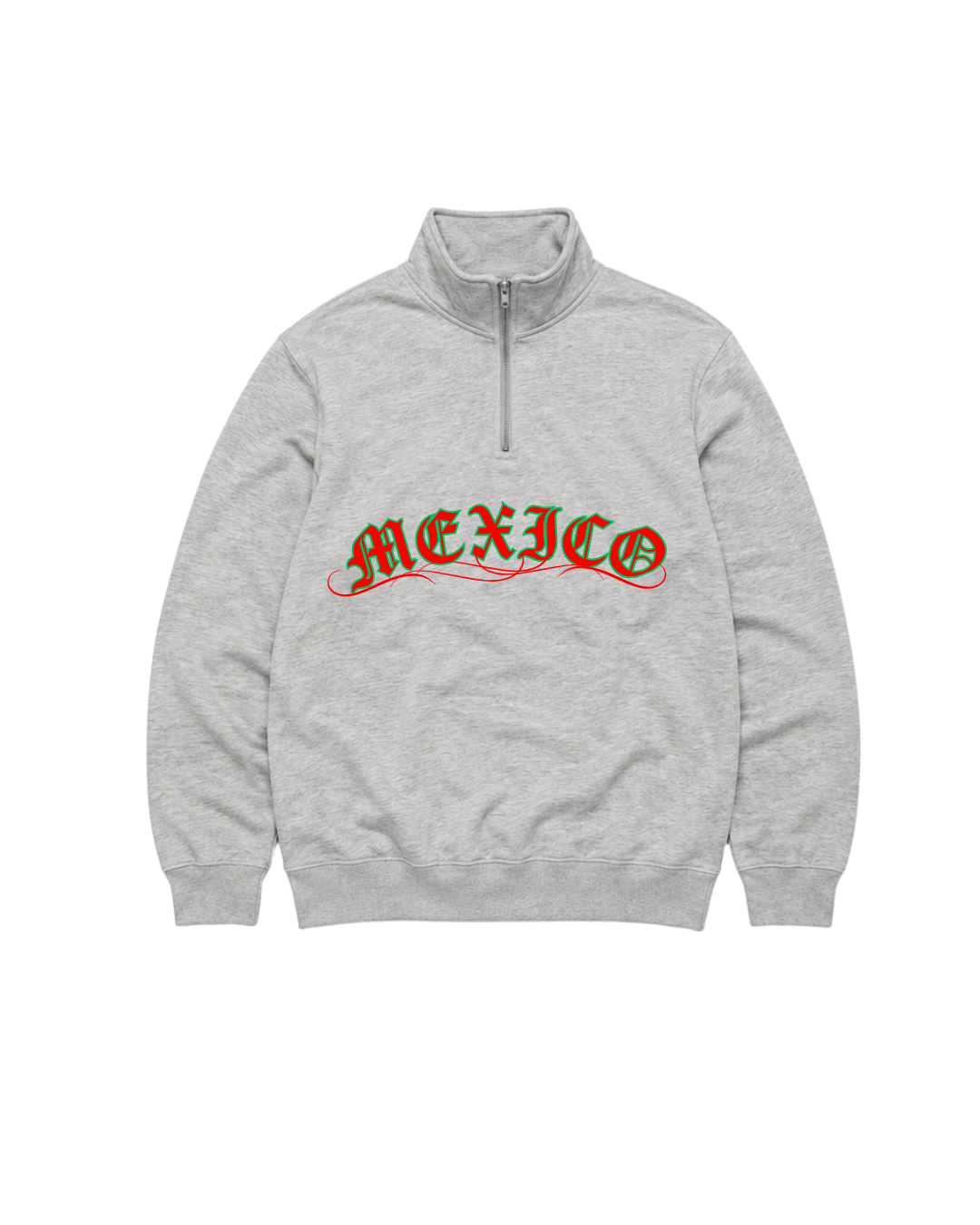 Mexico Quarter Zip (Heather Grey)