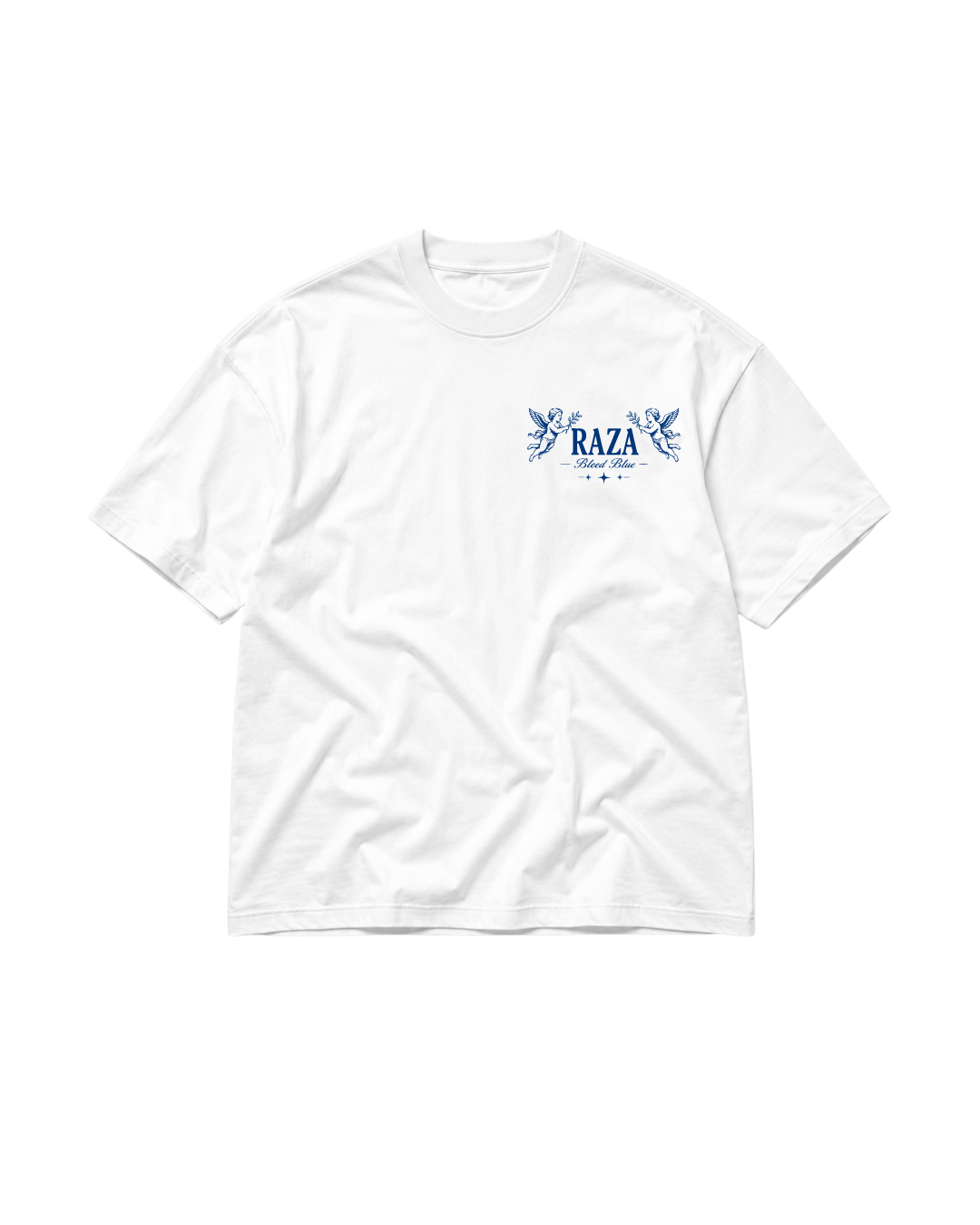 Bleed Blue Tee (White)