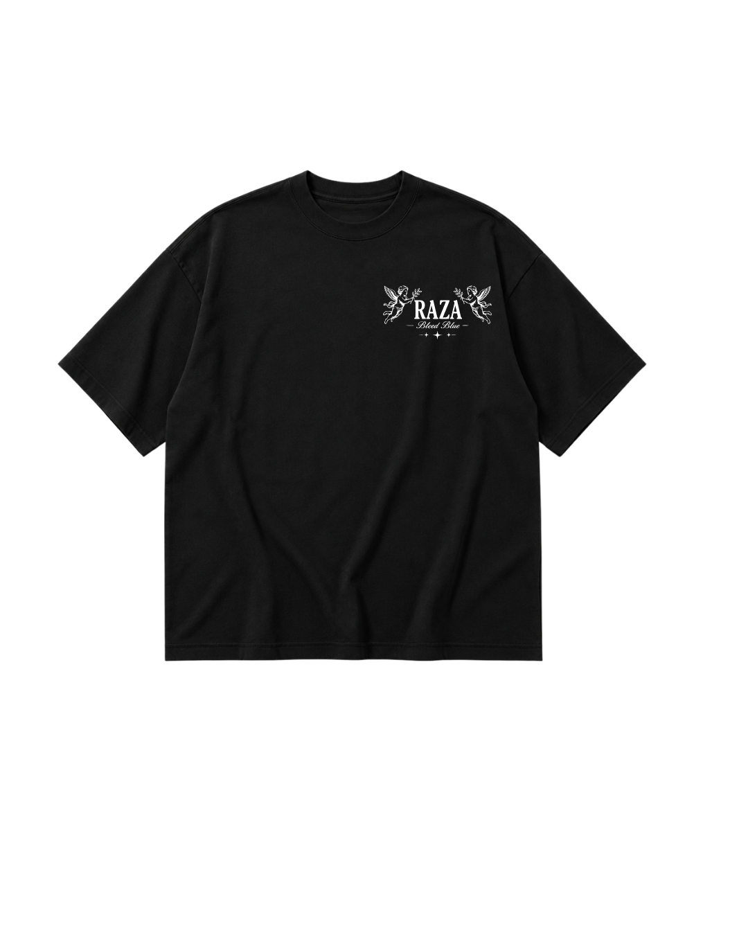Bleed Blue Tee (Black)