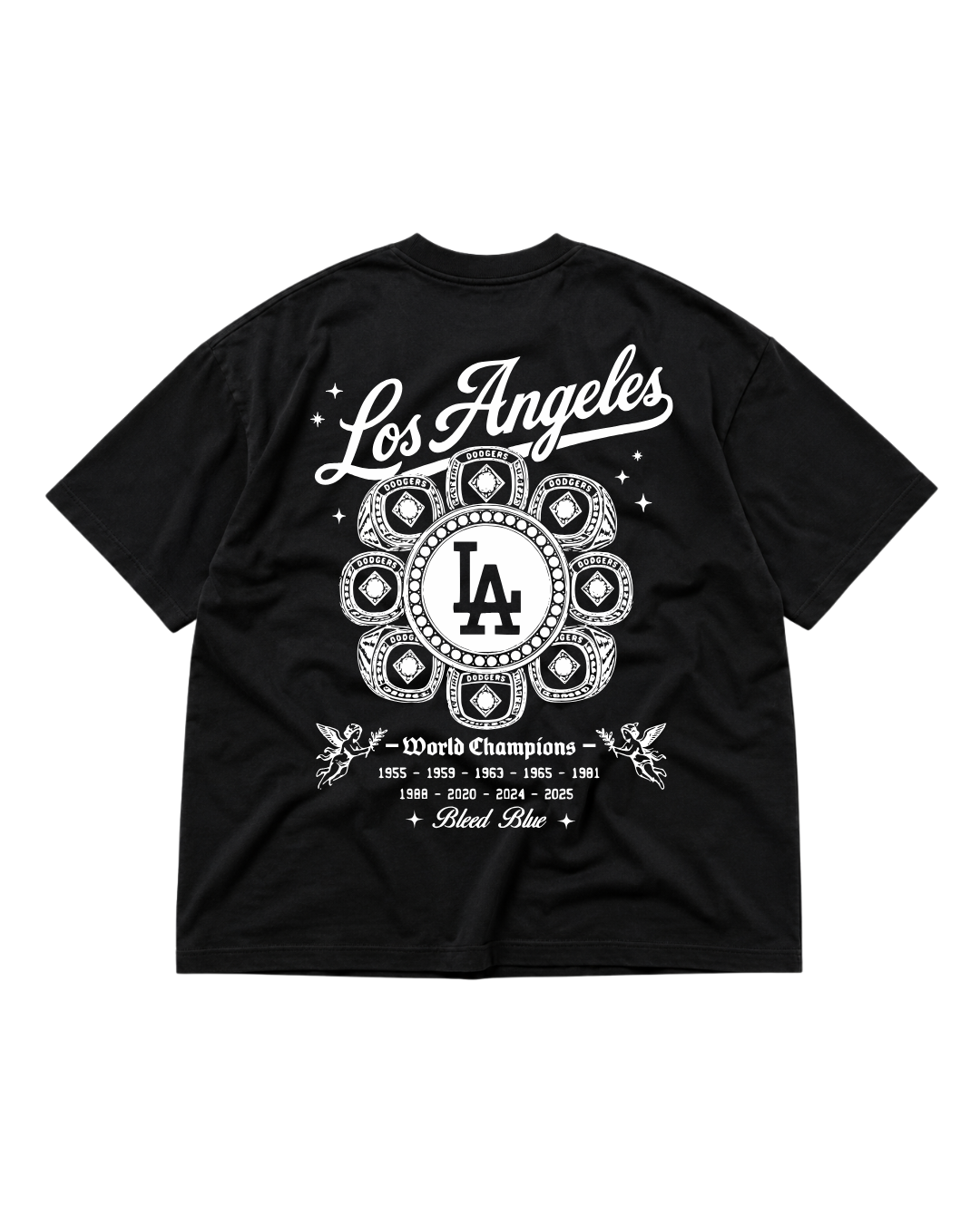 Bleed Blue Tee (Black)