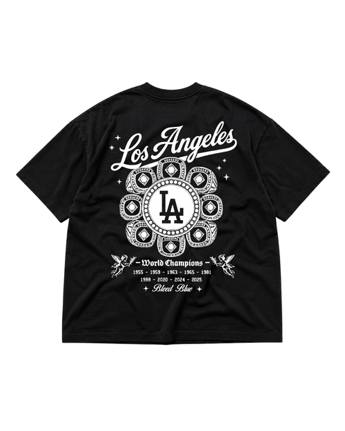 Bleed Blue Tee (Black)